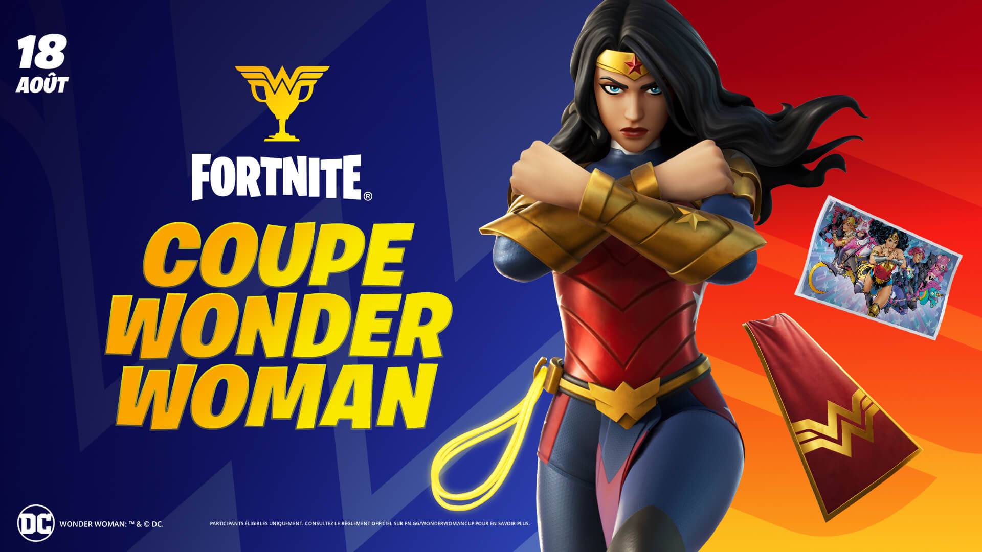 Wonder Woman arrive à Fortnite ce jeudi